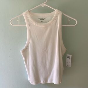 Abercrombie & Fitch White Tank Top
